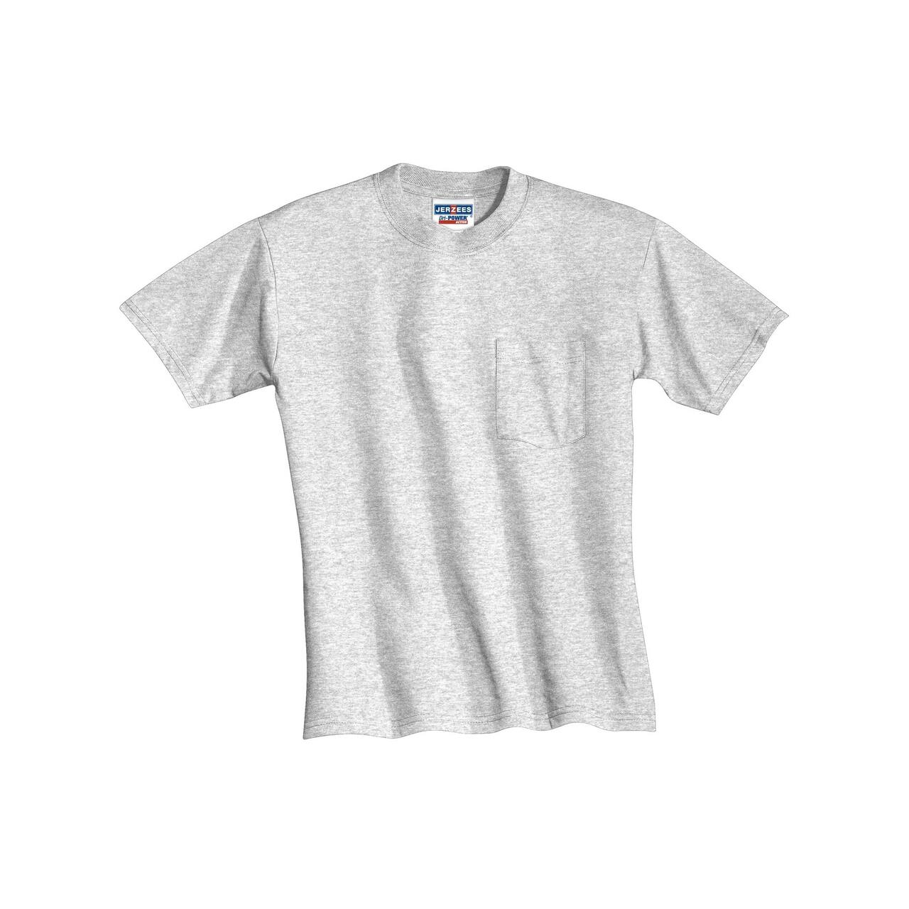 JERZEES® DRI-POWER® 50/50 Cotton/Poly Pocket T-Shirt